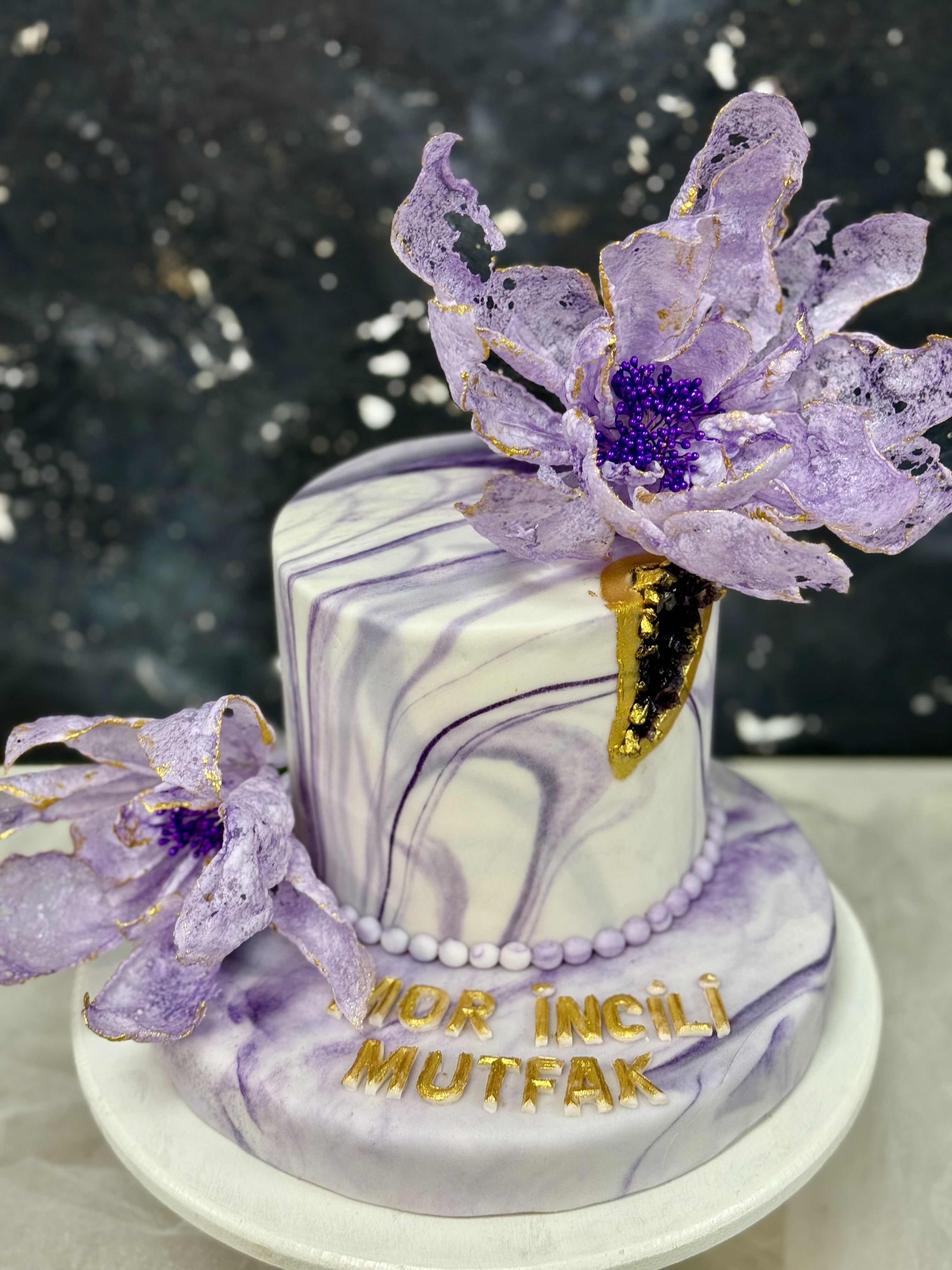 Zarif düğün pastası